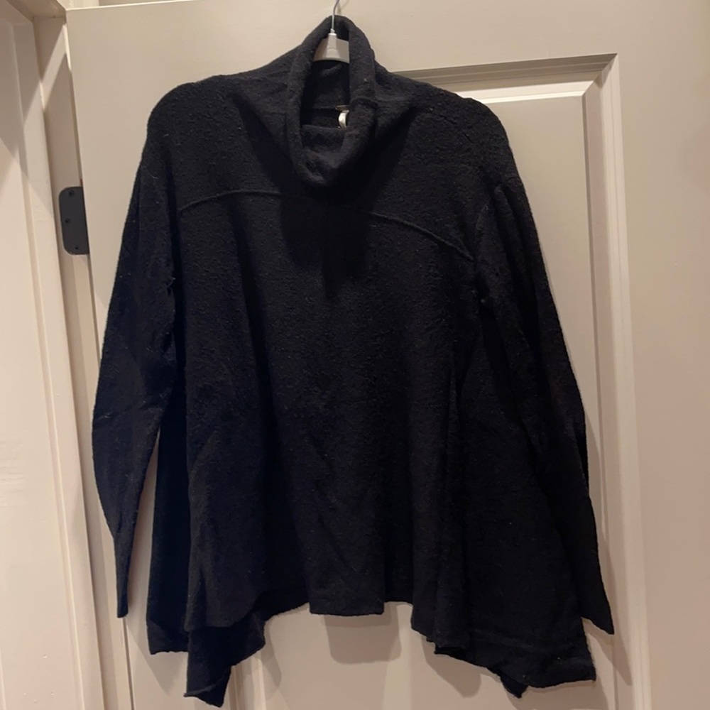 Amazing, woman’s, black, cowl neck, sweater!